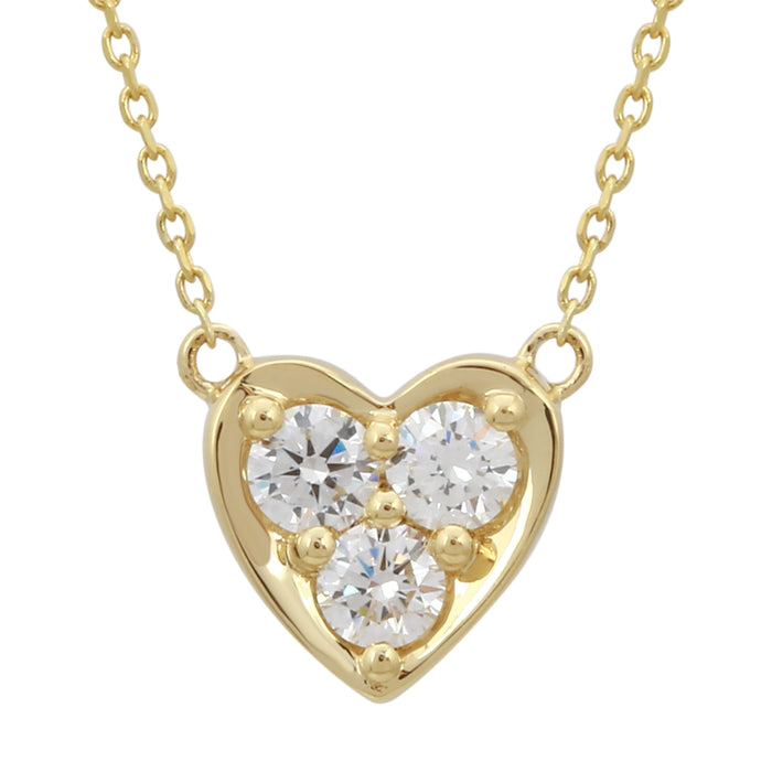 Lab Diamond Heart Pendant