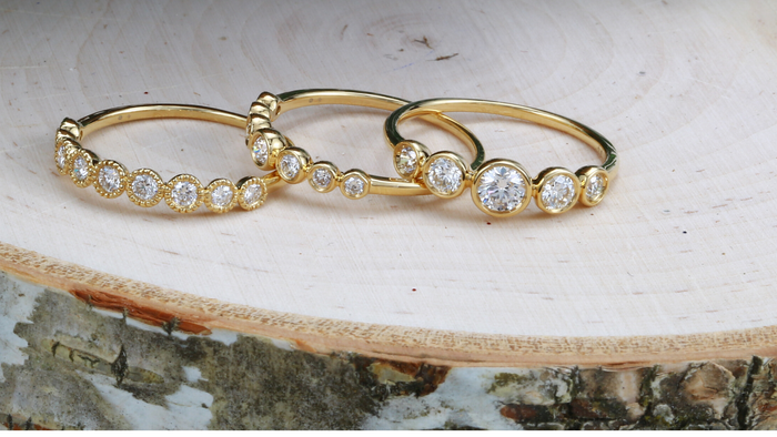 Lab Diamond Bezel Stack