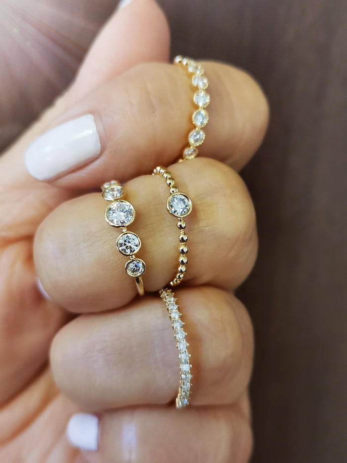 Lab Diamond Bezel Stack