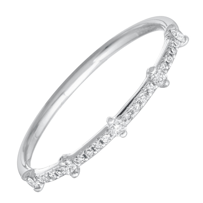 Lab Diamond Stack Ring