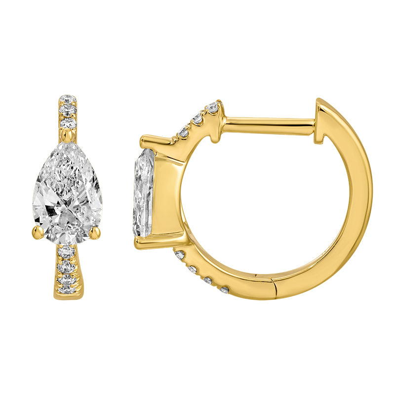 1.02 CT Lab Diamond Bangle in 14K Yellow Gold