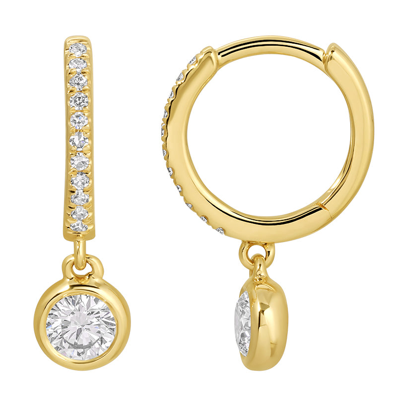 1.02 CT Lab Diamond Bangle in 14K Yellow Gold
