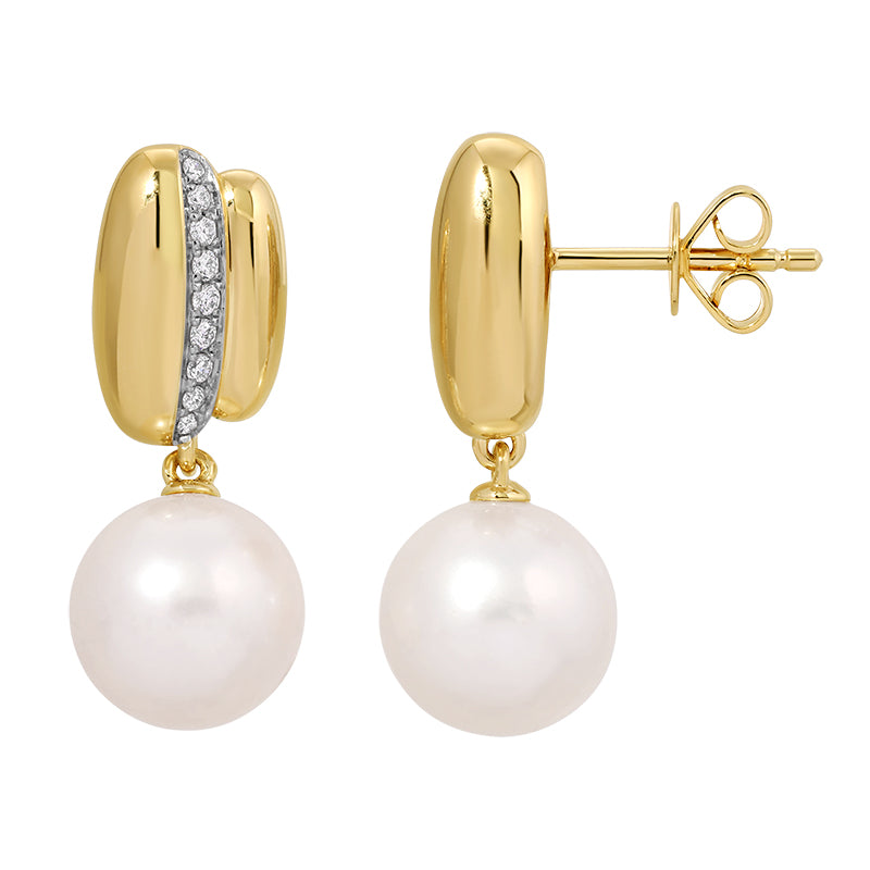 Lab-Grown Diamond Earrings in 14K Yellow Gold-Plated Sterling Silver - SL123LDE5YCA1