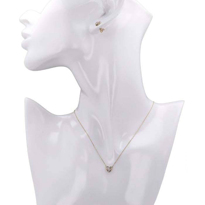 Lab Diamond Heart Pendant