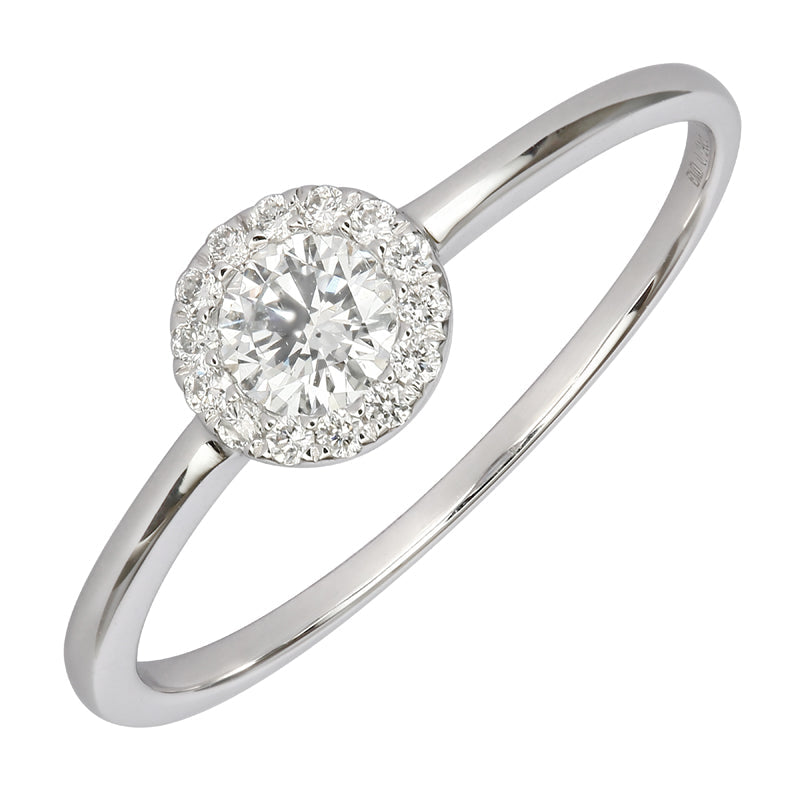 .34 Carat Diamond Ring Halo Cluster Ring