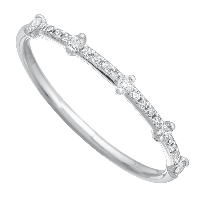 Lab Diamond Stack Ring