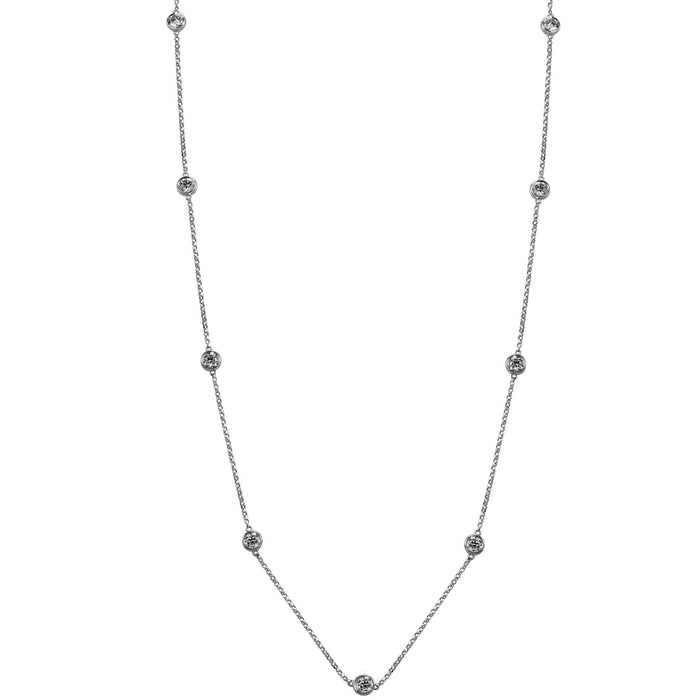 By-Yard Bezel Strand Necklace