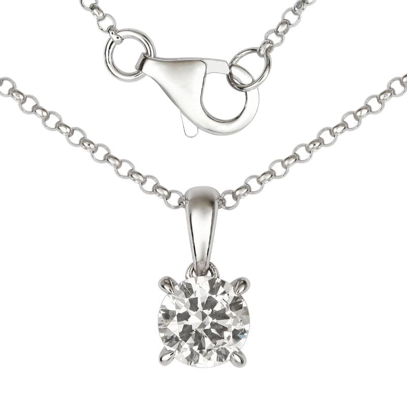 1/4 Carat Diamond Solitaire Pendant