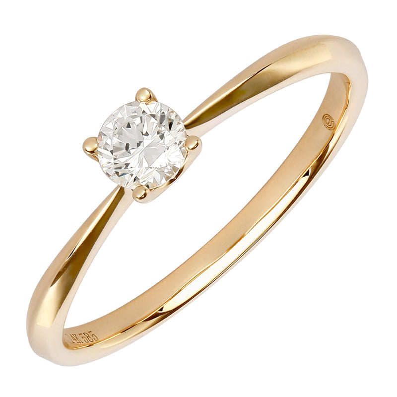 Round Diamond Solitaire Ring