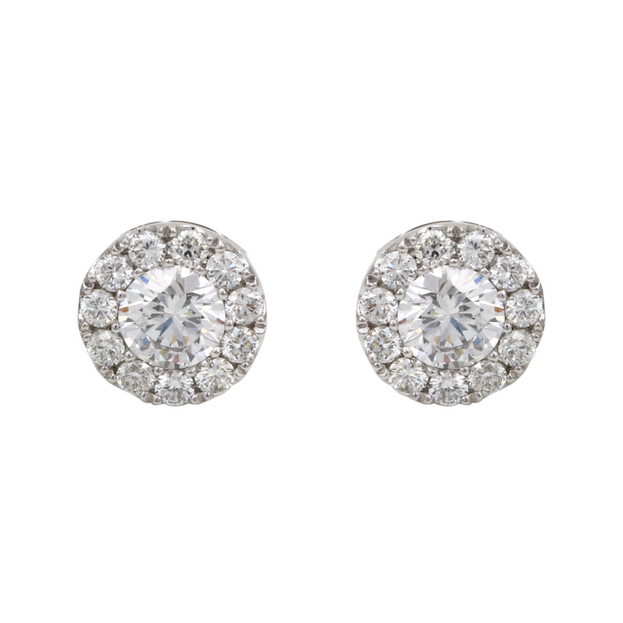 1 Carat Diamond Stud Earrings