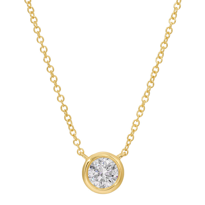1.02 CT Lab Diamond Bangle in 14K Yellow Gold