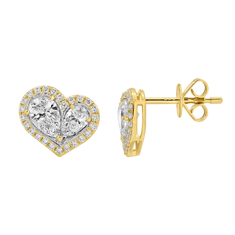 1.02 CT Lab Diamond Bangle in 14K Yellow Gold