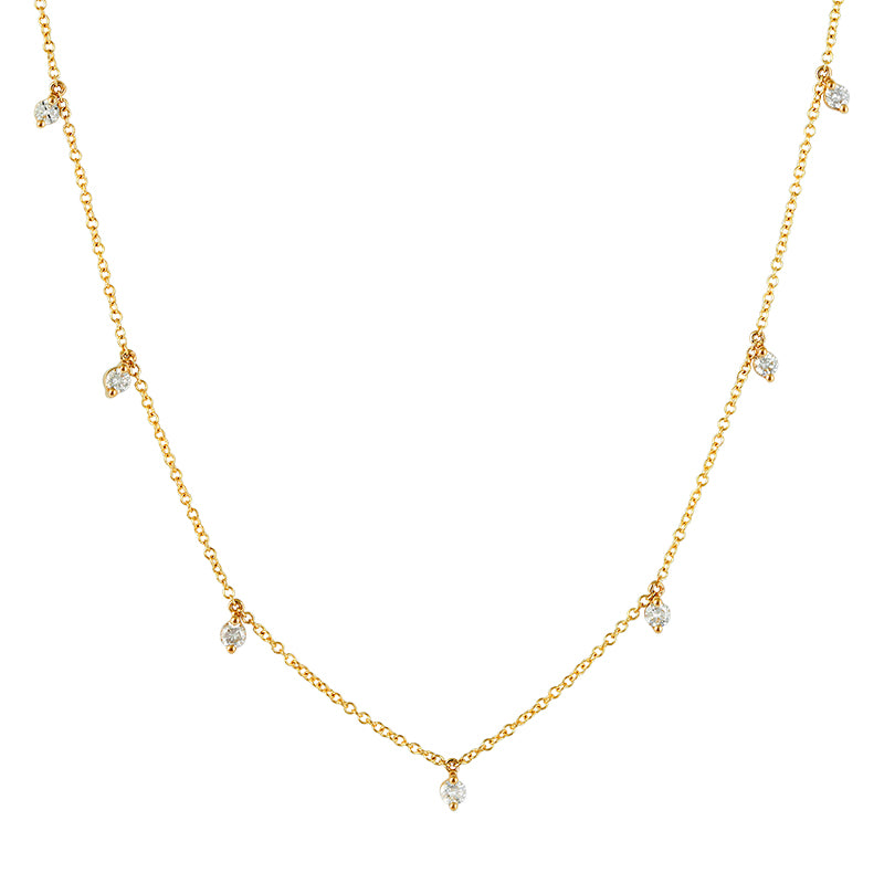 1.02 CT Lab Diamond Bangle in 14K Yellow Gold
