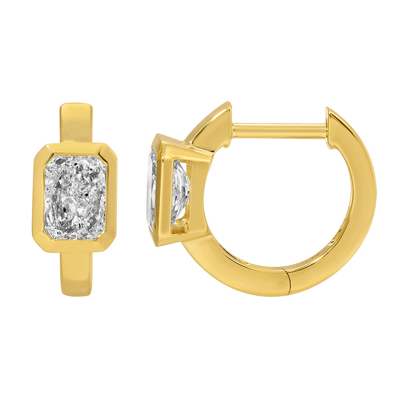 1.02 CT Lab Diamond Bangle in 14K Yellow Gold
