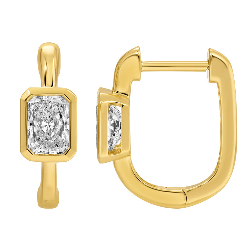 1.02 CT Lab Diamond Bangle in 14K Yellow Gold