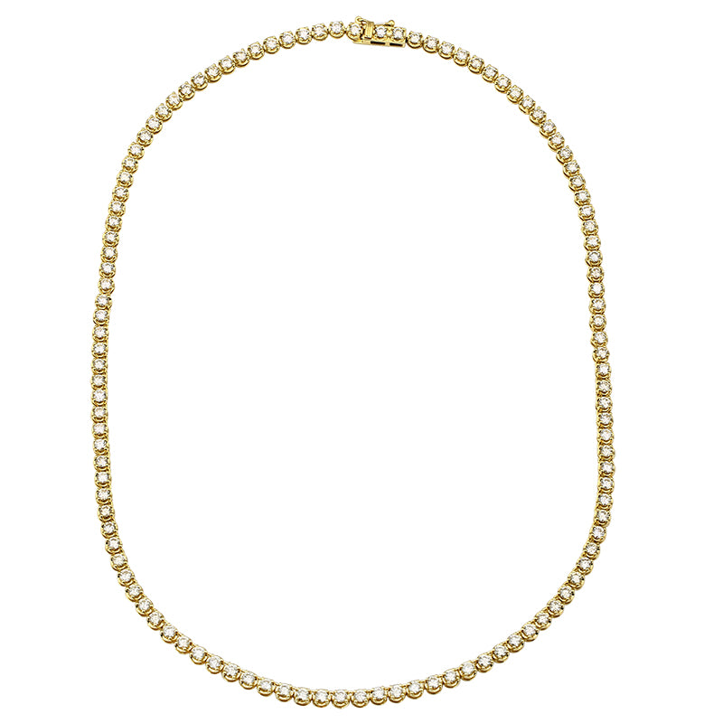 1.02 CT Lab Diamond Bangle in 14K Yellow Gold